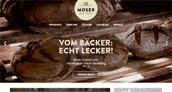 Desktop Screenshot of moser-baecker.at