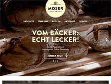 Tablet Screenshot of moser-baecker.at